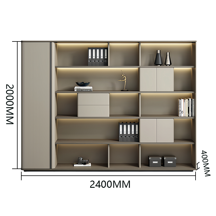 収納キャビネット オフィスキャビネット 収納ラック 多段式 ワードローブ 大容量収納 モダン カスタマイズ可能 BGCWG-N030