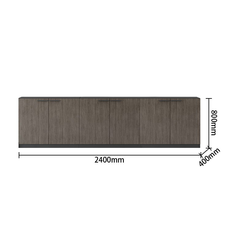 オフィスキャビネット オフィス収納 収納家具 オフィス用 大容量収納 収納庫 ウォールナット グレー カスタマイズ可能 BGCWG-N070