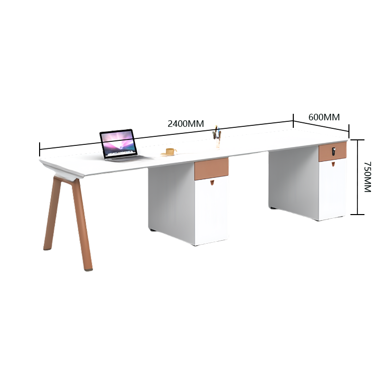 オフィスデスク 片袖デスク 作業机 ダイヤル錠 PC収納 大容量収納 多目的 機能性 シンプル ホワイト カスタマイズ可能 YGZ-N044