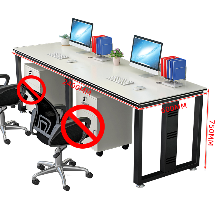 オフィスデスク デスク ワークデスク 自由組み合わせデスク 配線穴付き 錠付き 快適なチェア 厚手の天板 炭素鋼フレーム アジャスター 優れた機能性 厚手 シンプル 快適 カスタマイズ可能 YGZ-N023