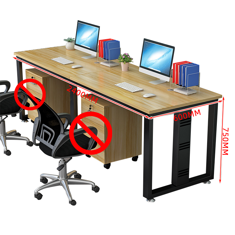 オフィスデスク デスク ワークデスク 自由組み合わせデスク 配線穴付き 錠付き 快適なチェア 厚手の天板 炭素鋼フレーム アジャスター 優れた機能性 厚手 シンプル 快適 カスタマイズ可能 YGZ-N023