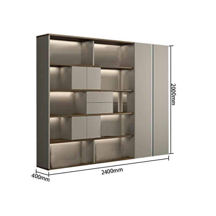 オフィスデスク エグゼクティブデスク 社長机 事務用 ダイヤル錠 R加工 冷却ファン 天然木 LEDライト ウォールナット LBZ-N022