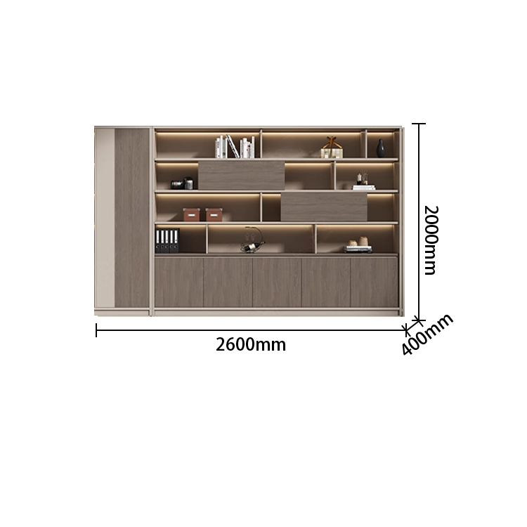 オフィスデスク エグゼクティブデスク 社長机 冷却ファン PC収納スペース 焼付塗装 高級感 グレー カスタマイズ可能 LBZ-N008