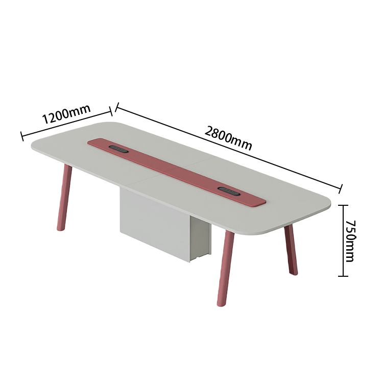 会議テーブル ミーティングテーブル オフィステーブル 会議用テーブル コンセント付き 広い天板 頑丈なフレーム 組立必要 HYZ-N088