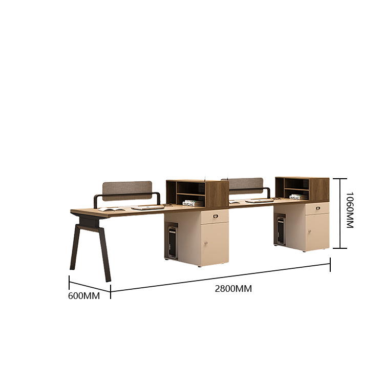 オフィスデスク 事務机 役員デスク 収納ラック 大容量収納 ダイヤル錠 PC収納 トップパネル シンプル ナチュラル YGZ-N060