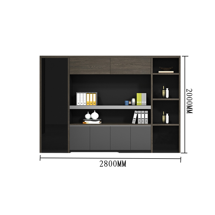 エグゼクティブデスク ワークデスク オフィスデスク L型デスク 社長机 幕板付き 配線ボックス 高級感 カスタマイズ可能 LBZ-N005