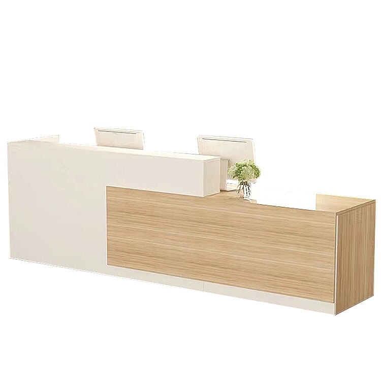 受付カウンター レジカウンター 店舗用 鍵ロック 配線穴 角丸 トップパネル オシャレ 広いワーク カスタマイズ可能 JDQT-N003