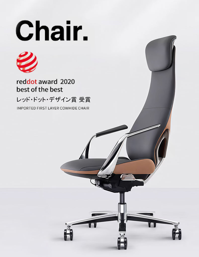 ワークチェア エグゼクティブチェア 椅子 昇降機能 回転機能 ヘッドレスト キャスター 高級感 静音 おしゃれ グレー LBY-N021