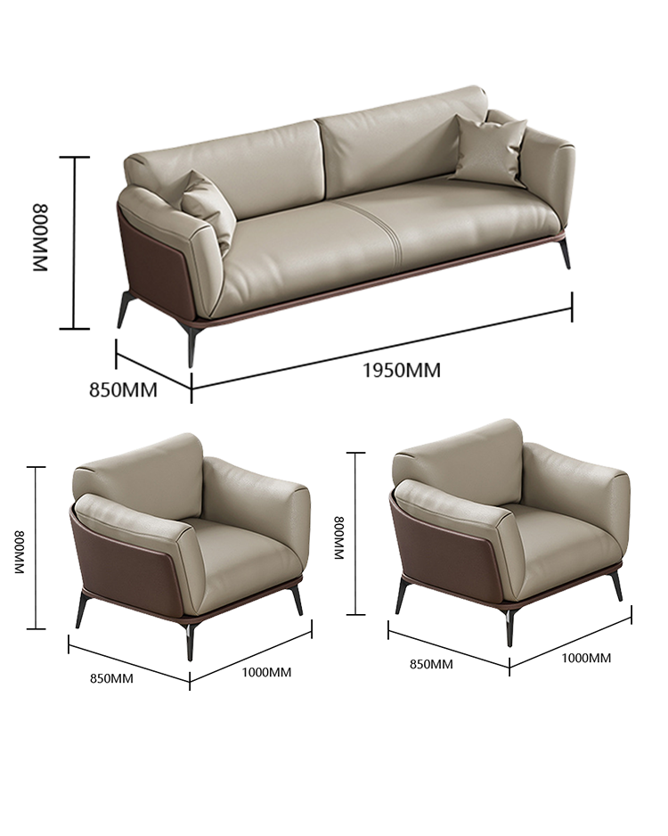 ソファ ストレートソファ 応接ソファ アームソファ オフィスソファ リビング用 受付用 2人掛け アームレスト付き 広い座面 快適な背もたれ 丈夫なフレーム 人間工学 通気性 耐荷重性 おしゃれ 高品質 カーキグレー JDSF-N028