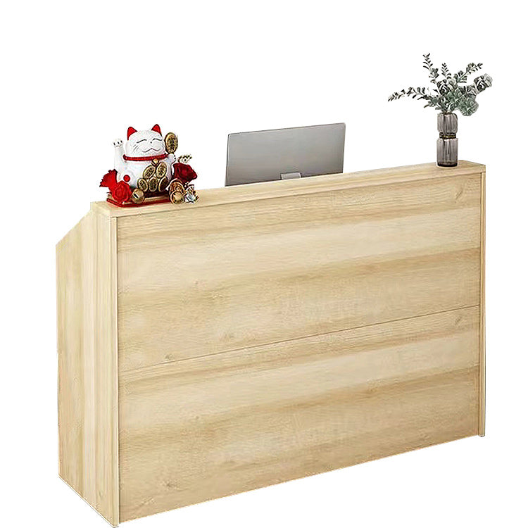 受付カウンター レジカウンター エントランス受付 配線穴 引き出し収納 大容量収納 傷付きにくい シンプル ナチュラル JDQT-N005