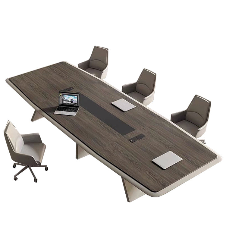 会議テーブル ミーティングテーブル 事務用 会議用 エコボード 焼付塗装 エッジ加工 R仕上げ シンプル カスタマイズ可能 HYZ-N004