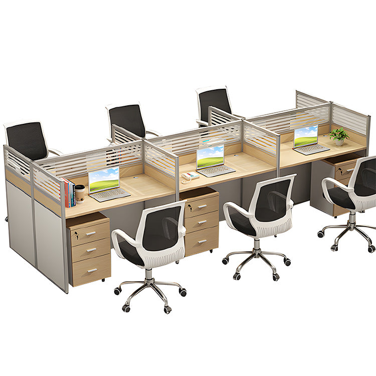 オフィスデスク デスク ワークデスク 配線穴キャップ パーティション ワゴン シンプル ウォールナット カスタマイズ可能 YGZ-N002