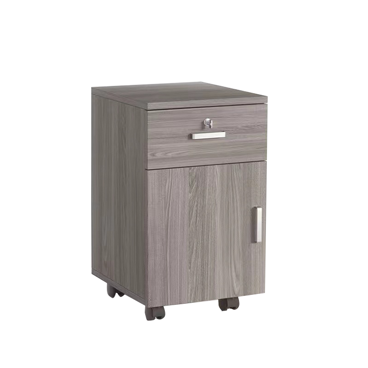 オフィスデスク 役員デスク ワークデスク ワゴン トップパネル 炭素鋼フレーム ダイヤル錠 シンプル カスタマイズ可能 YGZ-N011