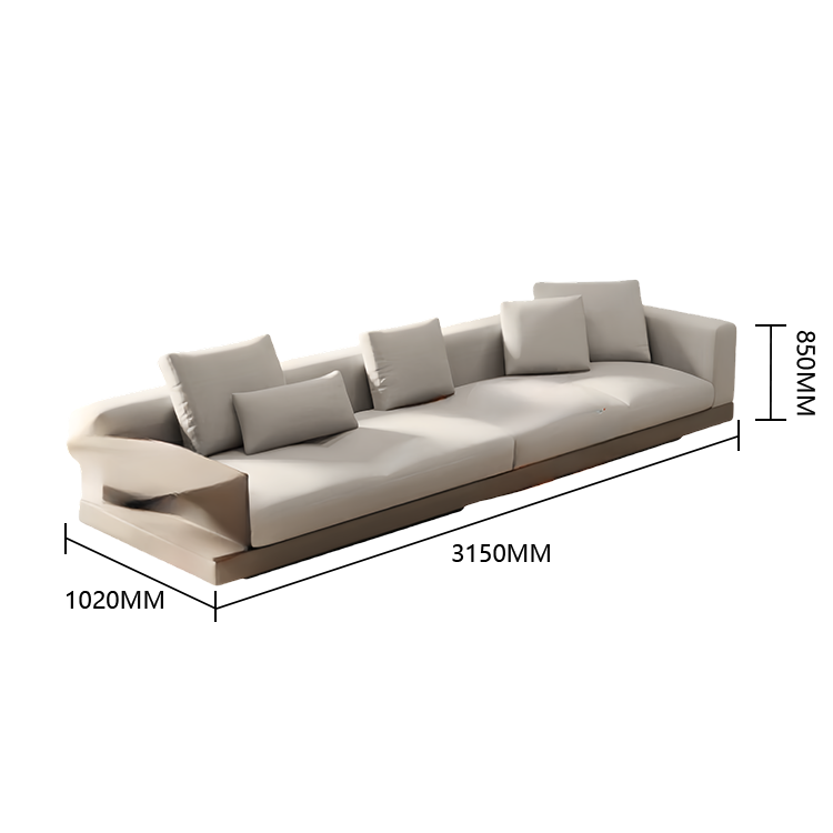 高級ソファ リビングソファ アームソファ ロビーソファ 人間工学 安定感 柔らか 快適 上質 ベージュ カスタマイズ可能 JYSF-N015