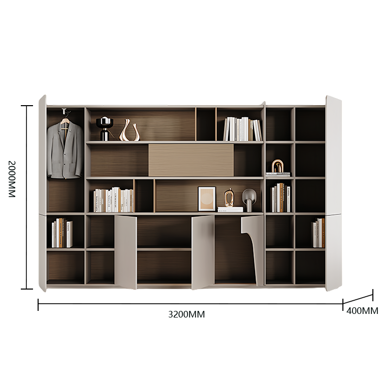 収納キャビネット オフィスキャビネット 社長室 扉付き収納 大容量収納 厚手 落ち着き 洗練 カーキ カスタマイズ可能 BGCWG-N035