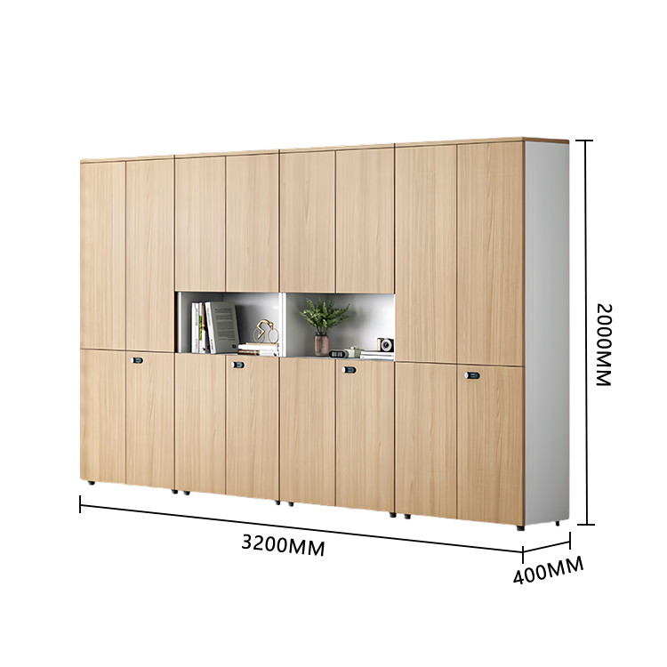 収納キャビネット オフィスキャビネット 収納棚 ダイヤル錠 扉付き 大容量収納 おしゃれ ナチュラル カスタマイズ可能 BGCWG-N042