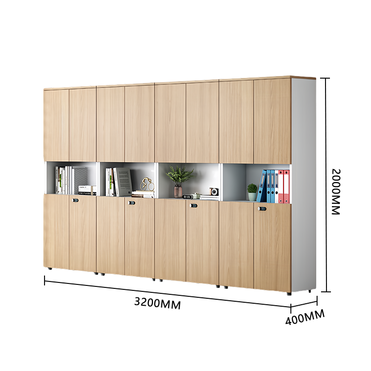 収納キャビネット オフィスキャビネット 収納棚 ダイヤル錠 扉付き 大容量収納 おしゃれ ナチュラル カスタマイズ可能 BGCWG-N042