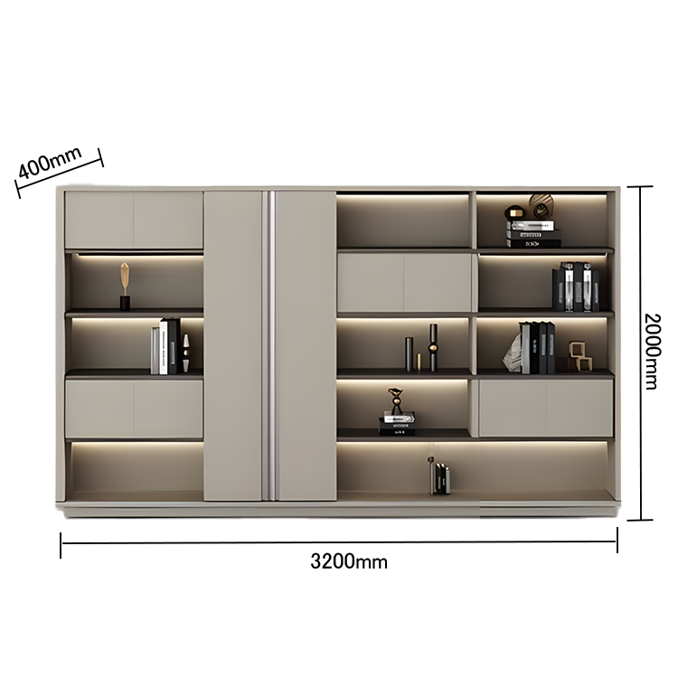 エグゼクティブデスク フローティングトップデスク オフィスデスク 社長用 配線ボックス PC収納 LEDライト おしゃれ LBZ-N054