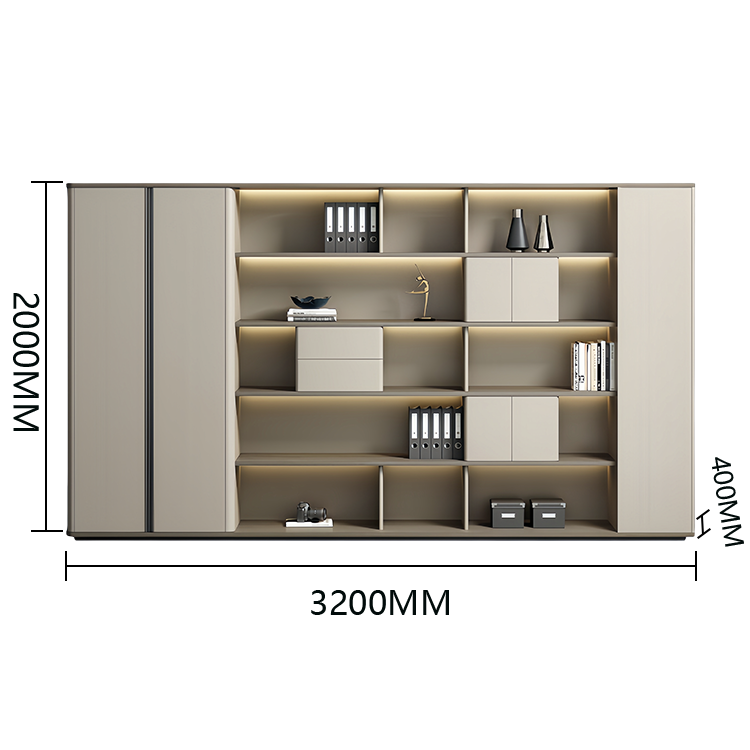 収納キャビネット オフィスキャビネット 収納ラック 多段式 ワードローブ 大容量収納 モダン カスタマイズ可能 BGCWG-N030