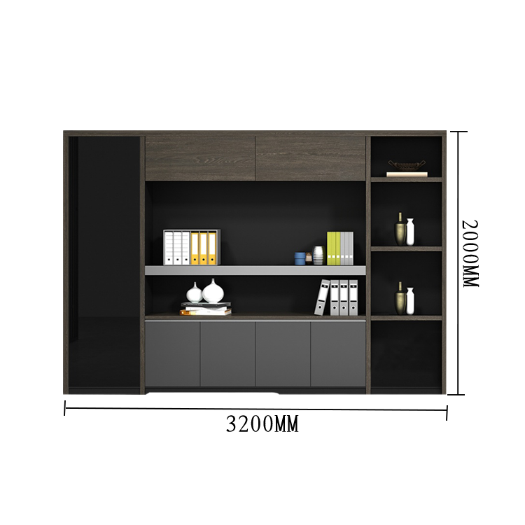 エグゼクティブデスク ワークデスク オフィスデスク L型デスク 社長机 幕板付き 配線ボックス 高級感 カスタマイズ可能 LBZ-N005