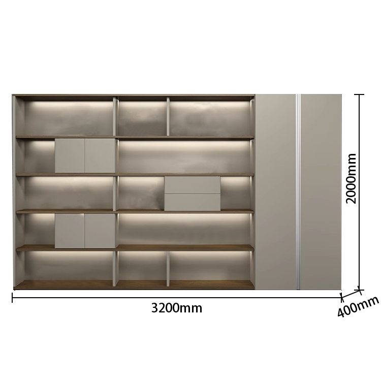 オフィスデスク エグゼクティブデスク 社長机 事務用 ダイヤル錠 R加工 冷却ファン 天然木 LEDライト ウォールナット LBZ-N022