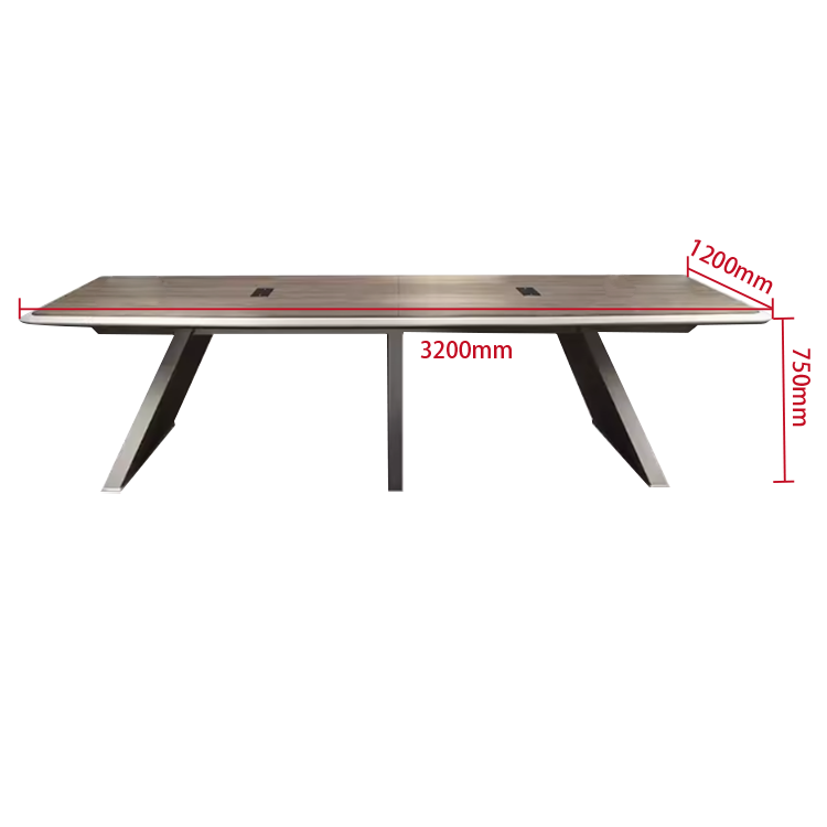 会議テーブル ミーティングテーブル 事務用 会議用 エコボード 焼付塗装 エッジ加工 R仕上げ シンプル カスタマイズ可能 HYZ-N004