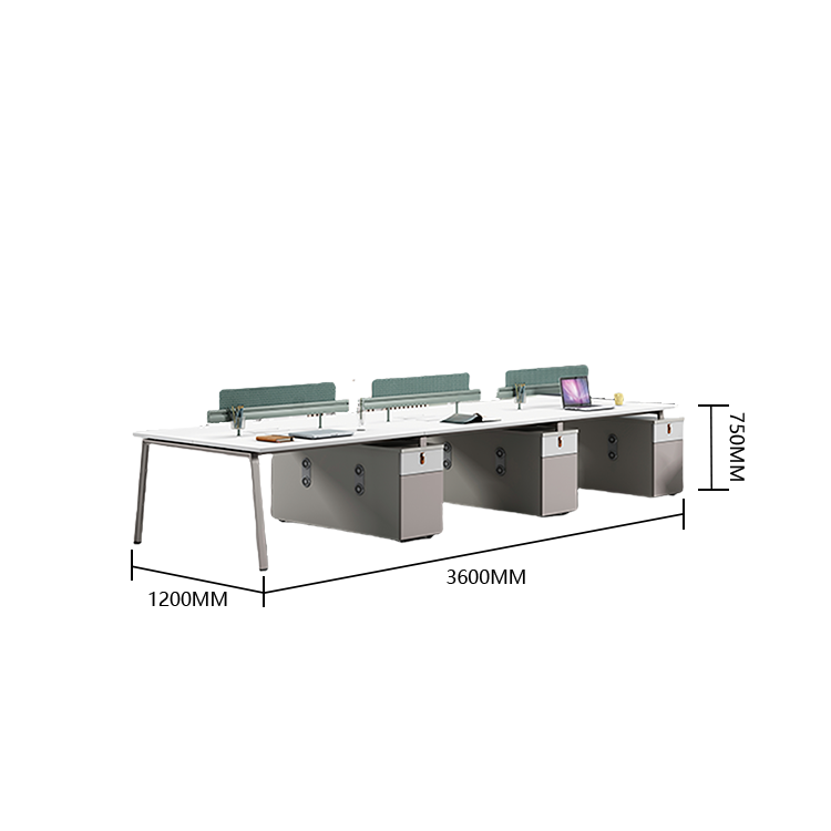 オフィスデスク 大型デスク 作業デスク 仕事用 作業用 事務用 多目的な仕切りパネル 広い天板 八字型脚 サイドワゴン 冷却ファン付き 鍵付き 丈夫 耐荷重 安定性 上質 シンプル ナチュラル カスタマイズ可能 YGZ-YDD-N013