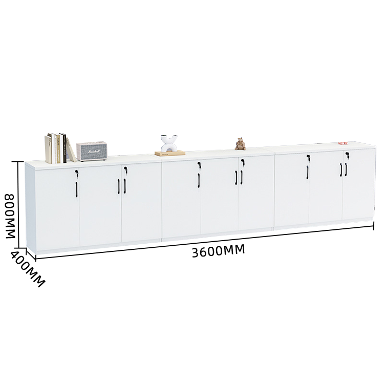 木製キャビネット 本棚 ディスプレイラック キャビネット オフイス収納 オープン収納 扉付き収納 大容量収納 エコボード 上品な取っ手付き ダイヤル錠 高品質なヒンジ 厚手の板材 シンプル 広い カスタマイズ可能 BGCWG-N016