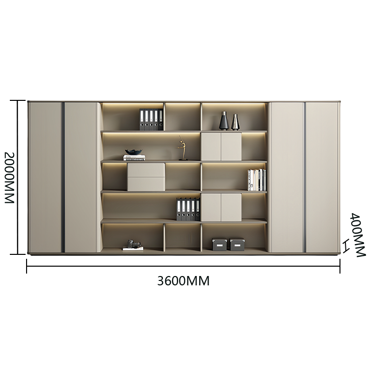 収納キャビネット オフィスキャビネット 収納ラック 多段式 ワードローブ 大容量収納 モダン カスタマイズ可能 BGCWG-N030