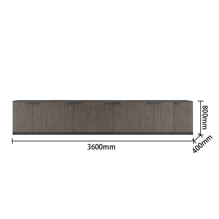 オフィスキャビネット オフィス収納 収納家具 オフィス用 大容量収納 収納庫 ウォールナット グレー カスタマイズ可能 BGCWG-N070