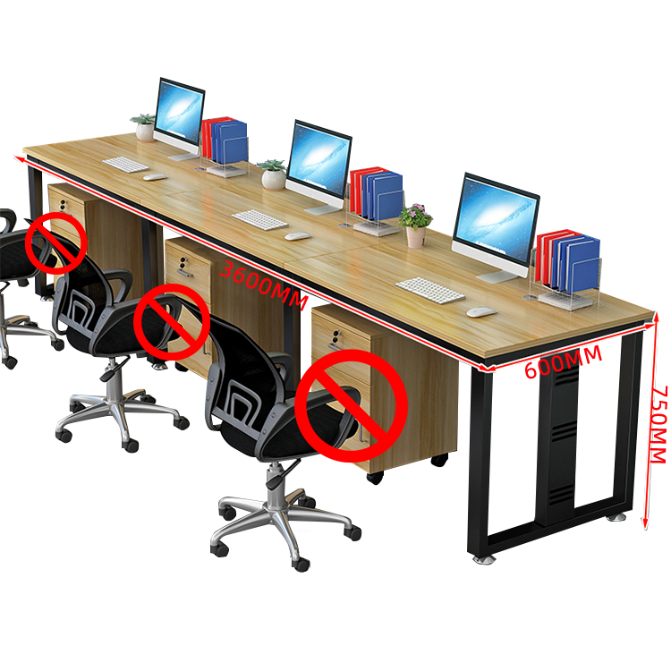 オフィスデスク デスク ワークデスク 自由組み合わせデスク 配線穴付き 錠付き 快適なチェア 厚手の天板 炭素鋼フレーム アジャスター 優れた機能性 厚手 シンプル 快適 カスタマイズ可能 YGZ-N023