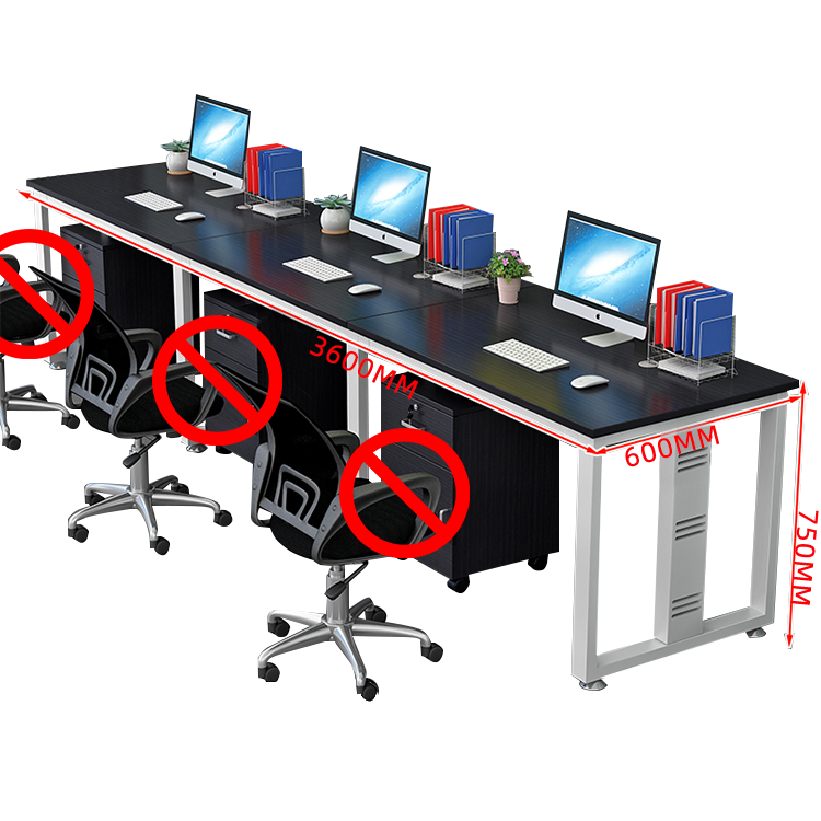 オフィスデスク デスク ワークデスク 自由組み合わせデスク 配線穴付き 錠付き 快適なチェア 厚手の天板 炭素鋼フレーム アジャスター 優れた機能性 厚手 シンプル 快適 カスタマイズ可能 YGZ-N023