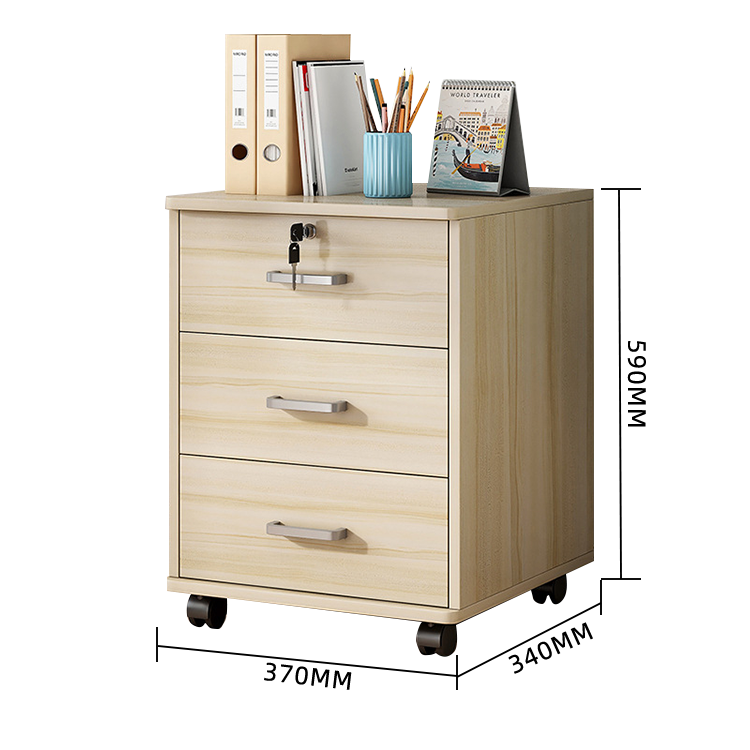 キャビネット サイドワゴン 大容量収納 錠付き キャスター 引き出し 省スペース シンプル ホワイト カスタマイズ可能 BGCWG-N021