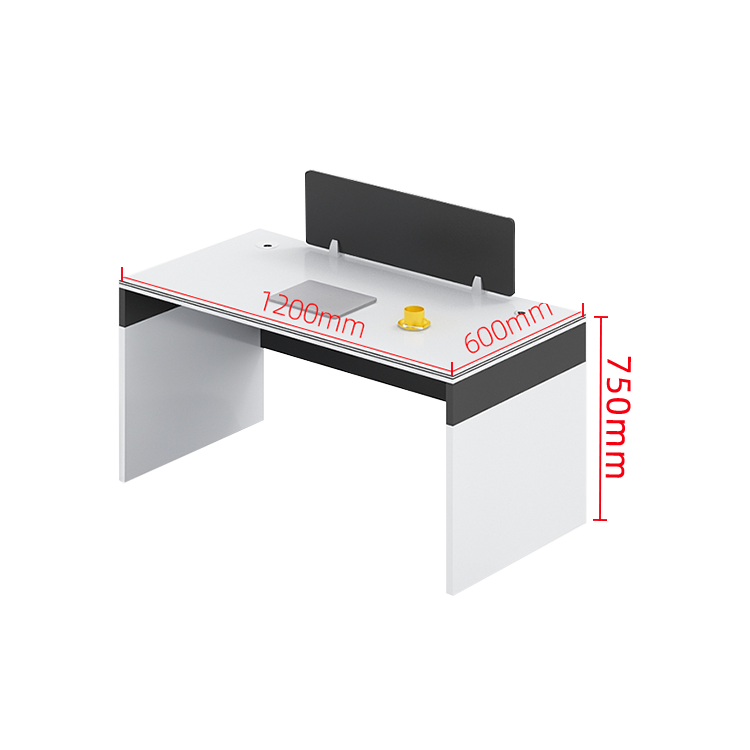 オフィスデスク 事務机 ワークデスク 収納棚 配線穴 大容量収納 厚手 高品質 シンプル 快適 グレー カスタマイズ可能 YGZ-N014