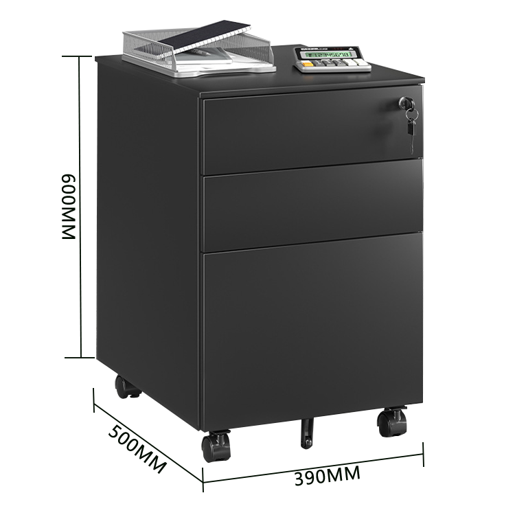 スチールワゴン サイドワゴン オフィスワゴン 引き出し 鍵付き コンパクト 大容量収納 ホワイト カスタマイズ可能 BGCWG-N025