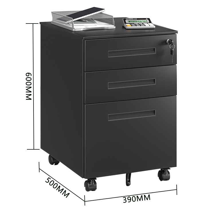 スチールワゴン サイドワゴン オフィスワゴン 引き出し 鍵付き コンパクト 大容量収納 ホワイト カスタマイズ可能 BGCWG-N025