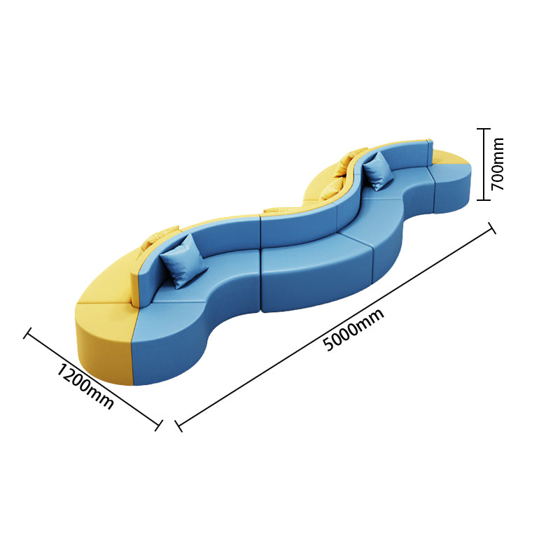 ベンチソファー モジュール式ソファ ソファセット 美容院 ロビー用 多人数 パイン材フレーム モダン カスタマイズ可能 JDSF-N037