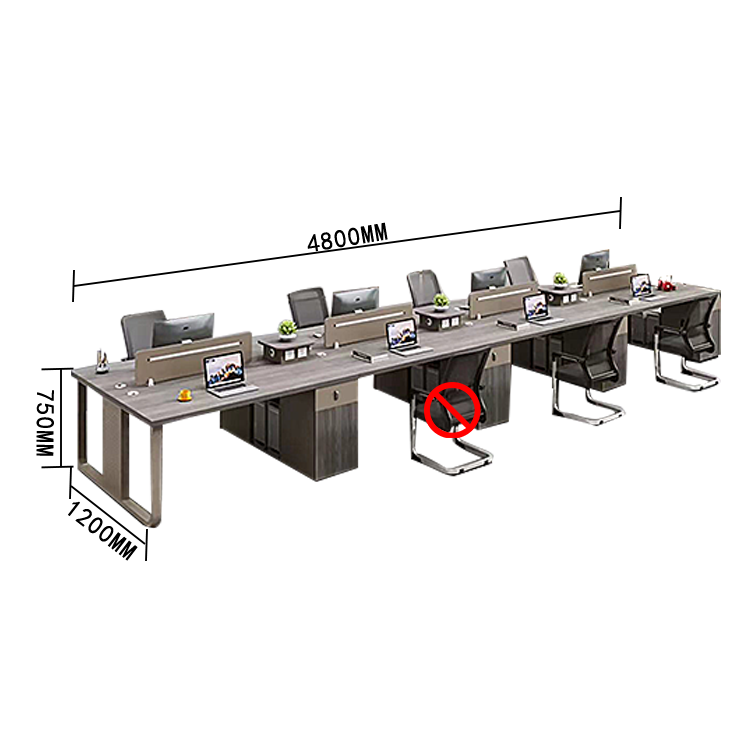 オフィスデスク 役員デスク ワークデスク ワゴン トップパネル 炭素鋼フレーム ダイヤル錠 シンプル カスタマイズ可能 YGZ-N011