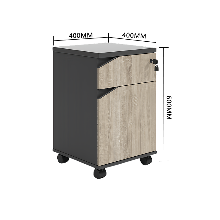 キャビネット サイドワゴン オフィス収納 キャスター 鍵付き 引き出し 便利 シンプル ナチュラル カスタマイズ可能 BGCWG-N053