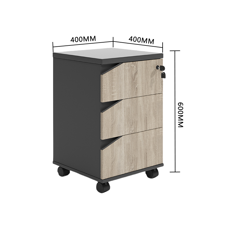 キャビネット サイドワゴン オフィス収納 キャスター 鍵付き 引き出し 便利 シンプル ナチュラル カスタマイズ可能 BGCWG-N053