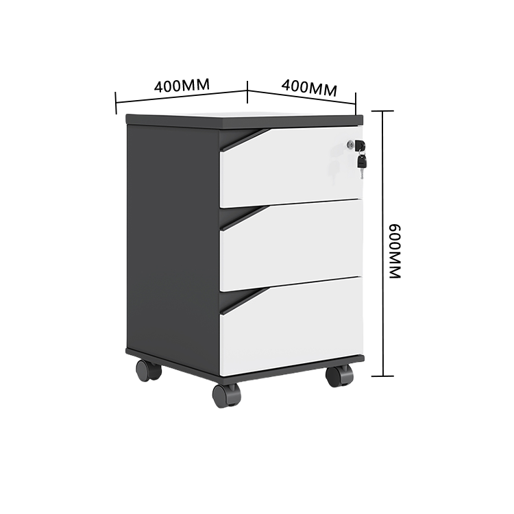 キャビネット サイドワゴン オフィス収納 キャスター 鍵付き 引き出し 便利 シンプル ナチュラル カスタマイズ可能 BGCWG-N053