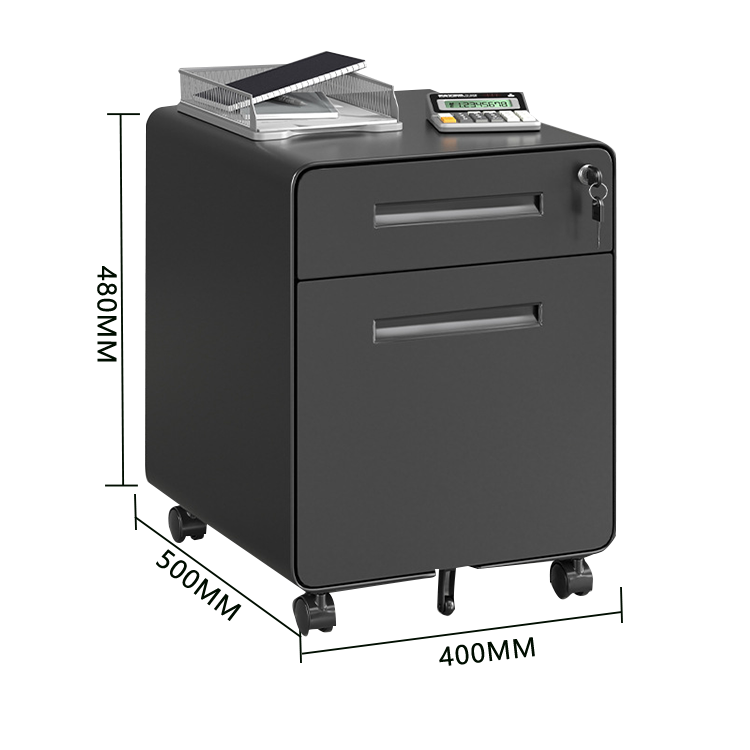 スチールワゴン サイドワゴン オフィスワゴン 引き出し 鍵付き コンパクト 大容量収納 ホワイト カスタマイズ可能 BGCWG-N025