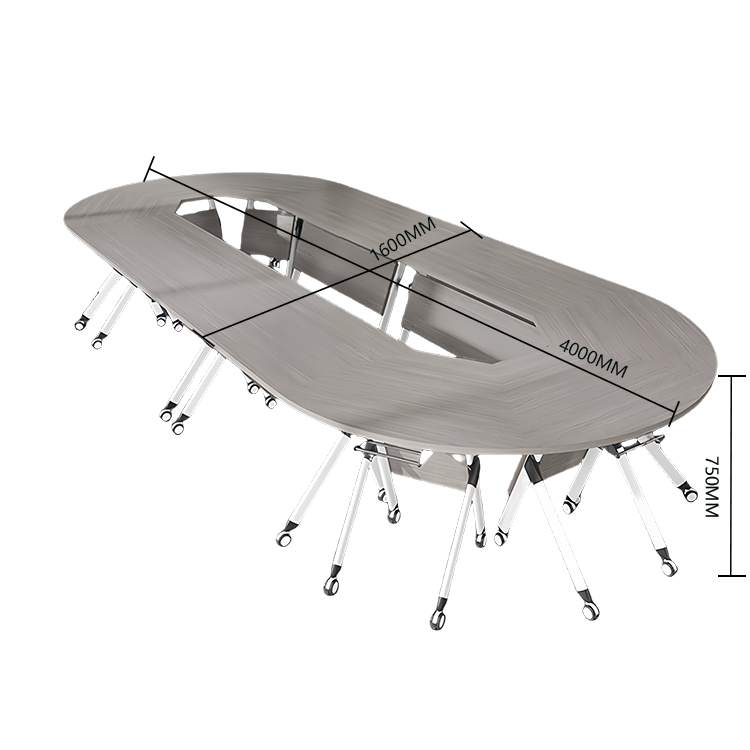 会議テーブル ミーティングテーブル 折りたたみテーブル 収納棚 キャスター 組み合わせ シンプル カスタマイズ可能 HYZ-N035