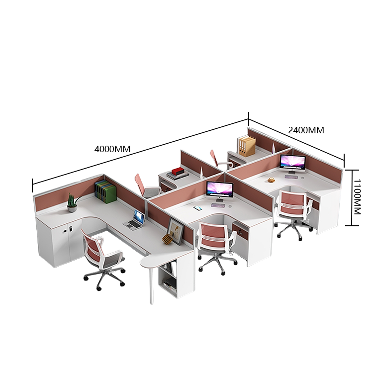 オフィスデスク L字型デスク 役員デスク 配線穴 トップパネル 鍵付き 大容量収納 機能性 シンプル モダン ホワイト YGZ-N063