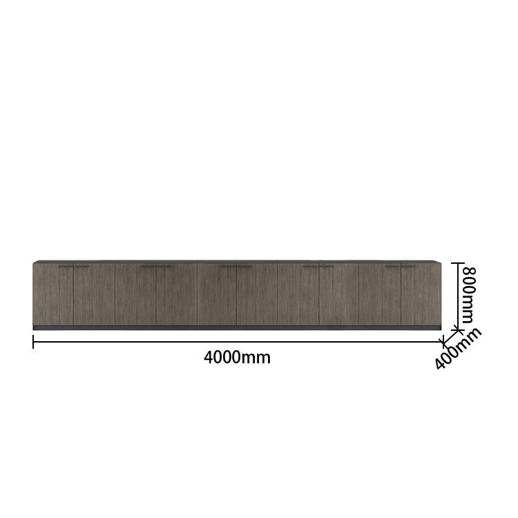 オフィスキャビネット オフィス収納 収納家具 オフィス用 大容量収納 収納庫 ウォールナット グレー カスタマイズ可能 BGCWG-N070