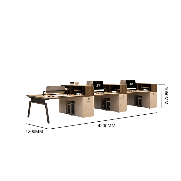 オフィスデスク 事務机 役員デスク 収納ラック 大容量収納 ダイヤル錠 PC収納 トップパネル シンプル ナチュラル YGZ-N060