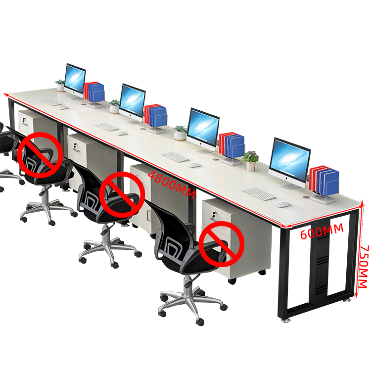 オフィスデスク デスク ワークデスク 自由組み合わせデスク 配線穴付き 錠付き 快適なチェア 厚手の天板 炭素鋼フレーム アジャスター 優れた機能性 厚手 シンプル 快適 カスタマイズ可能 YGZ-N023