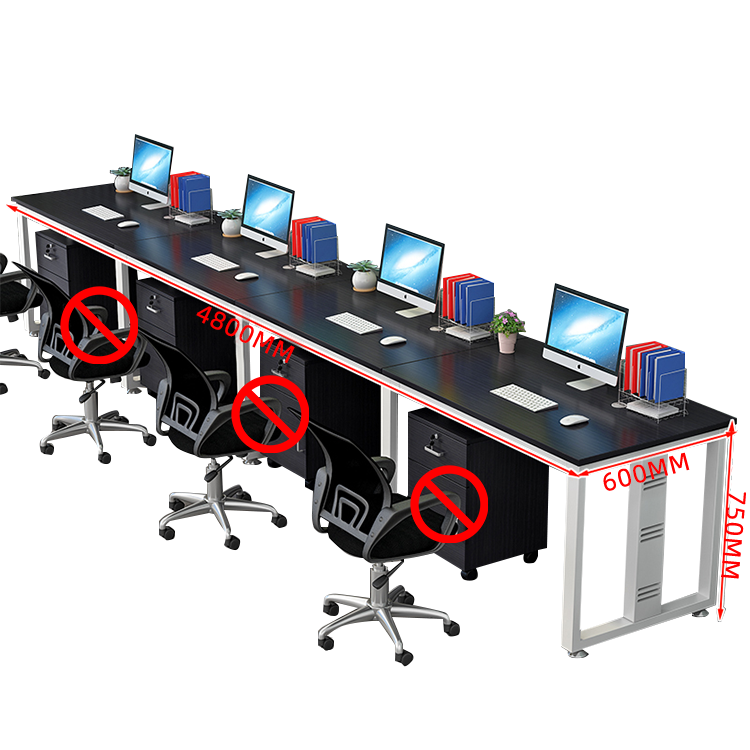 オフィスデスク デスク ワークデスク 自由組み合わせデスク 配線穴付き 錠付き 快適なチェア 厚手の天板 炭素鋼フレーム アジャスター 優れた機能性 厚手 シンプル 快適 カスタマイズ可能 YGZ-N023