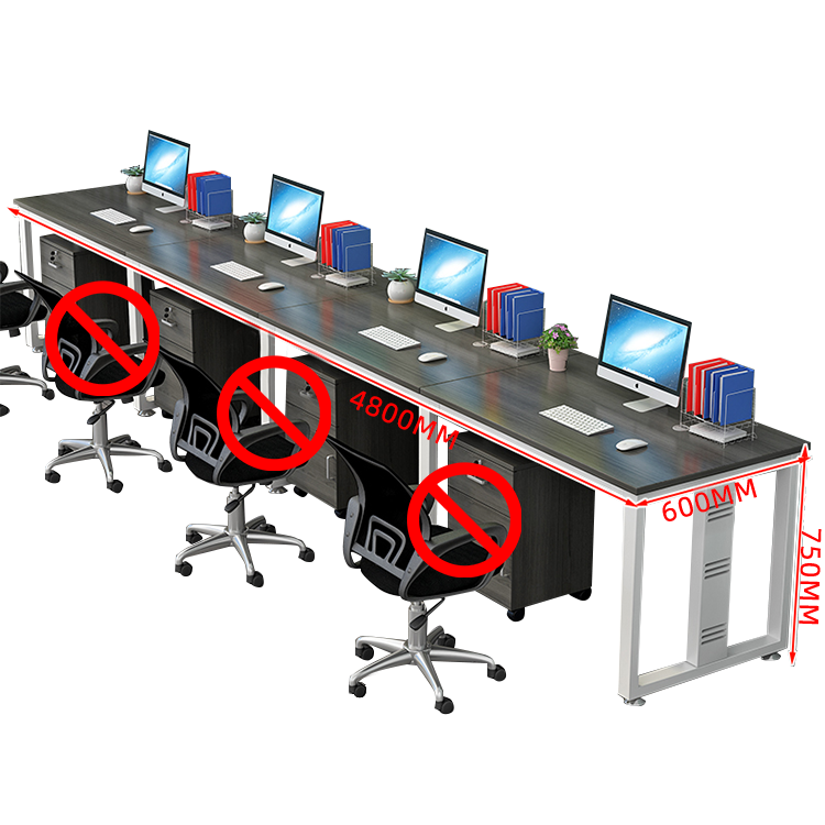 オフィスデスク デスク ワークデスク 自由組み合わせデスク 配線穴付き 錠付き 快適なチェア 厚手の天板 炭素鋼フレーム アジャスター 優れた機能性 厚手 シンプル 快適 カスタマイズ可能 YGZ-N023