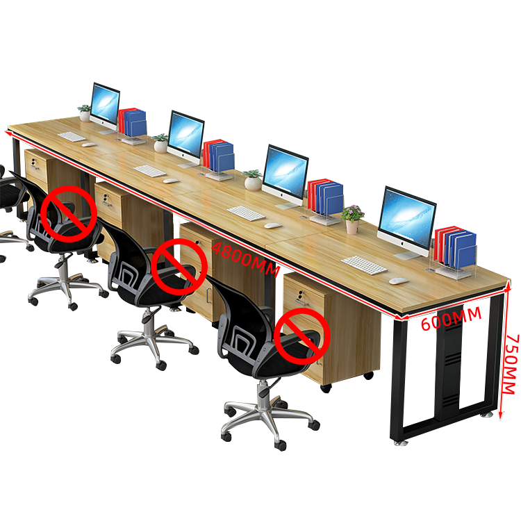 オフィスデスク デスク ワークデスク 自由組み合わせデスク 配線穴付き 錠付き 快適なチェア 厚手の天板 炭素鋼フレーム アジャスター 優れた機能性 厚手 シンプル 快適 カスタマイズ可能 YGZ-N023
